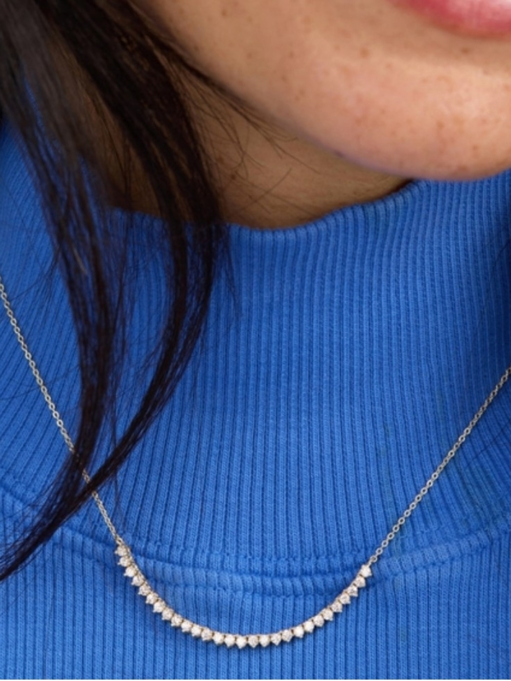 NWT Melinda Maria Baby "Not Your Basic" Chain Necklace GOLD - Picture 5 of 6